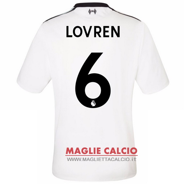 nuova maglietta liverpool 2017-2018 lovren 6 seconda